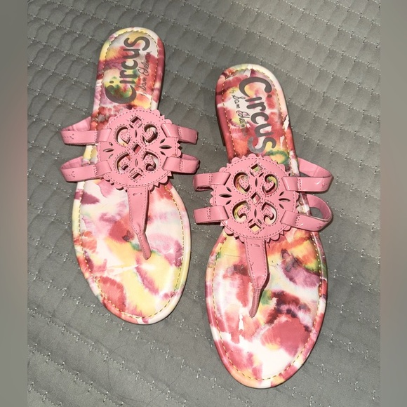 Sam Edelman circus Clara Pink Sandal flip flop women size 9.5. NWT on bottom - Picture 1 of 10